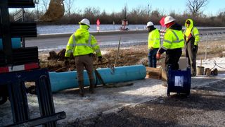 Deep Freeze Triggers Water Breaks, Home Damage Across St. Louis (The Lou Information Station). Photo by KSDK 5 On Your Side